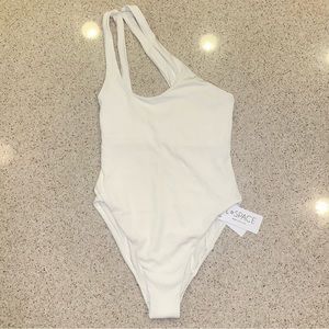 L*Space One Piece White Swimsuit